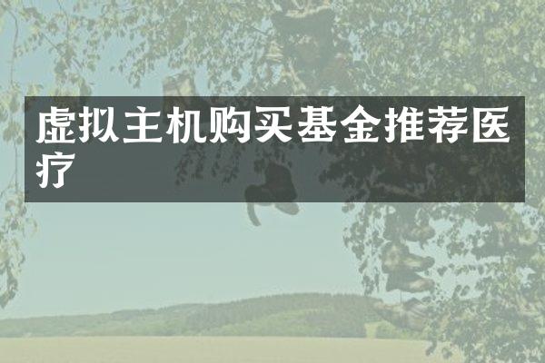虚拟主机购买基金推荐医疗