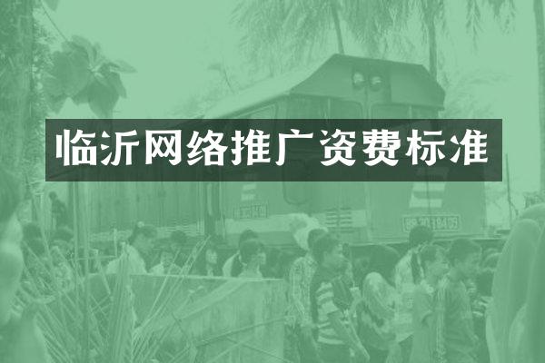 临沂网络推广资费标准