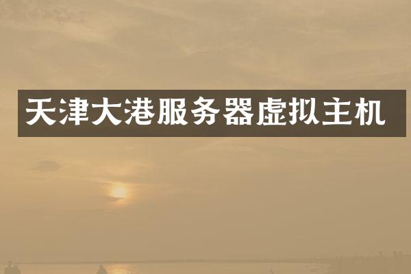 天津大港服务器虚拟主机