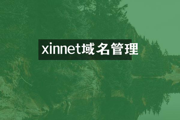 xinnet域名管理