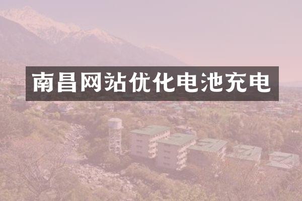 南昌网站优化电池充电