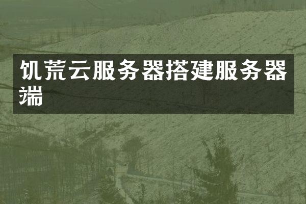 饥荒云服务器搭建服务器端
