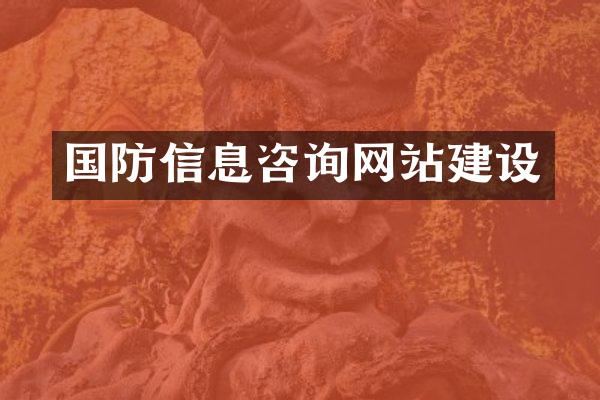 国防信息咨询网站建设