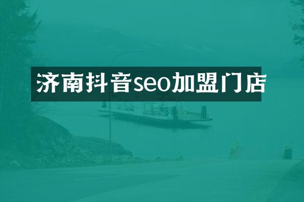 济南抖音seo加盟门店