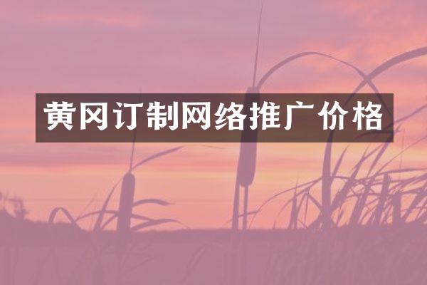 黄冈订制网络推广价格