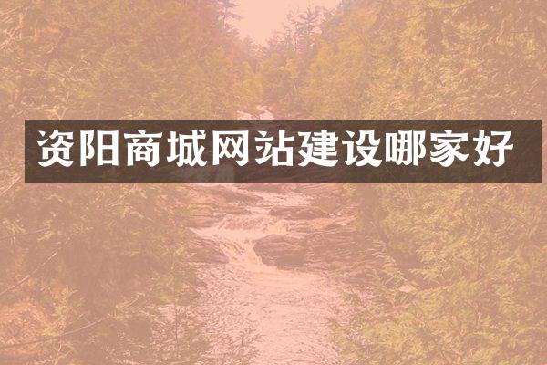 资阳商城网站建设哪家好