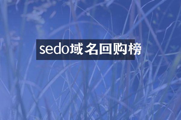 sedo域名回购榜