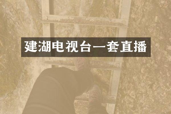 建湖电视台一套直播