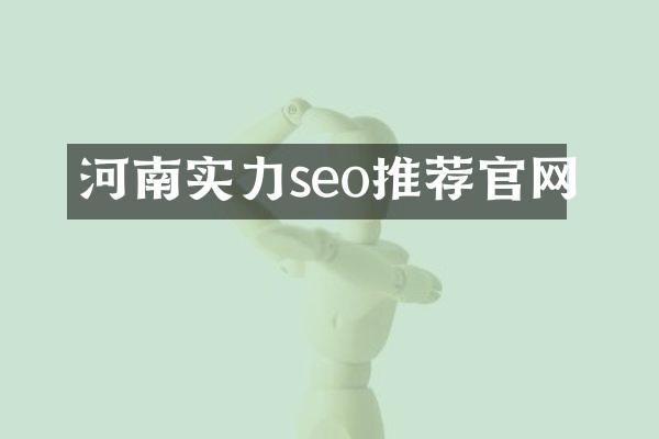 河南实力seo推荐官网