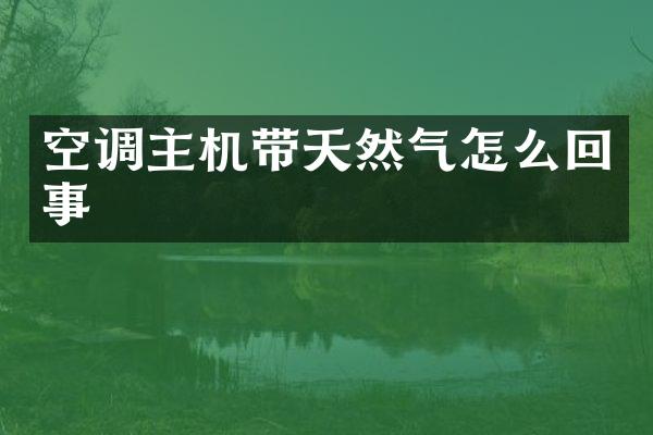 空调主机带天然气怎么回事
