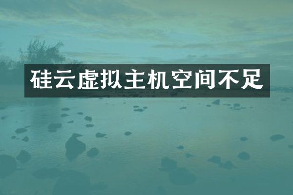 硅云虚拟主机空间不足