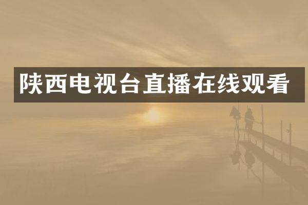 陕西电视台直播在线观看