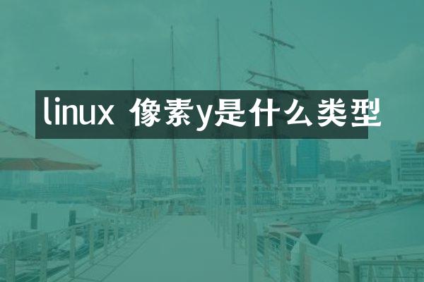 linux 像素y是什么类型