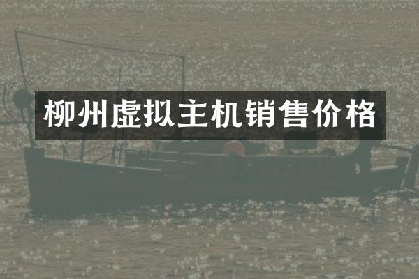 柳州虚拟主机销售价格