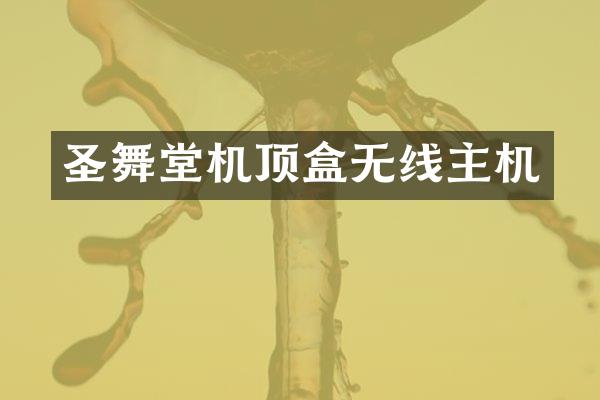 圣舞堂机顶盒无线主机