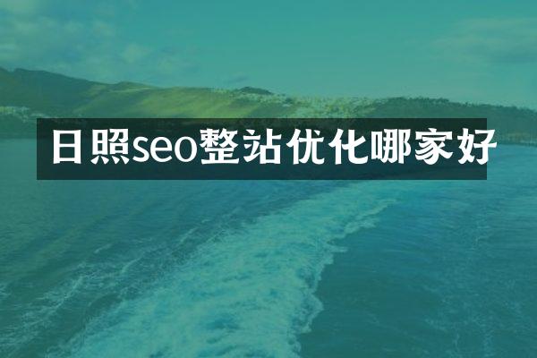 日照seo整站优化哪家好