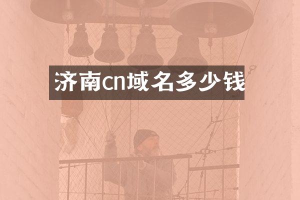 济南cn域名多少钱