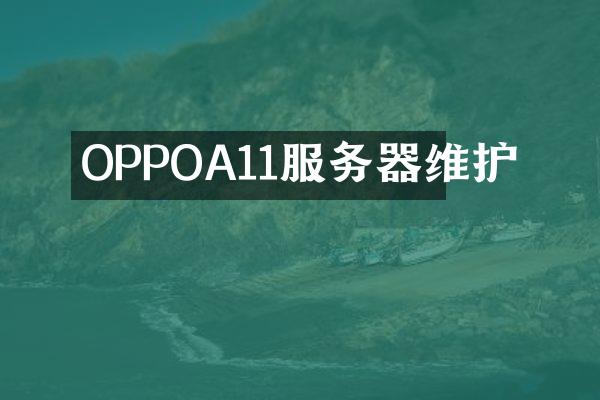 OPPOA11服务器维护