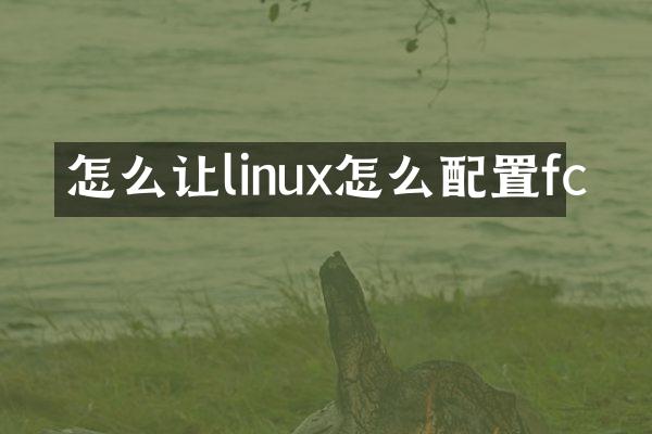 怎么让linux怎么配置fc