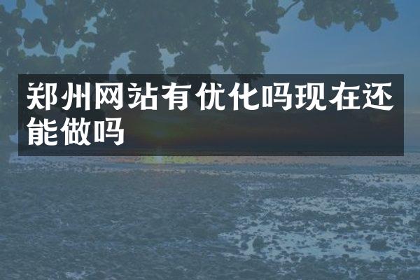 郑州网站有优化吗现在还能做吗