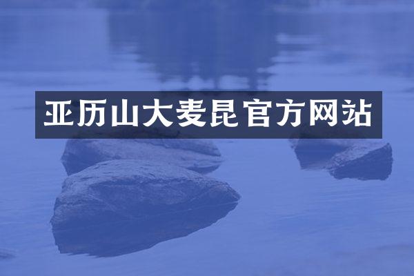 亚历山大麦昆官方网站