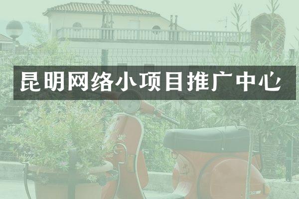 昆明网络小项目推广中心