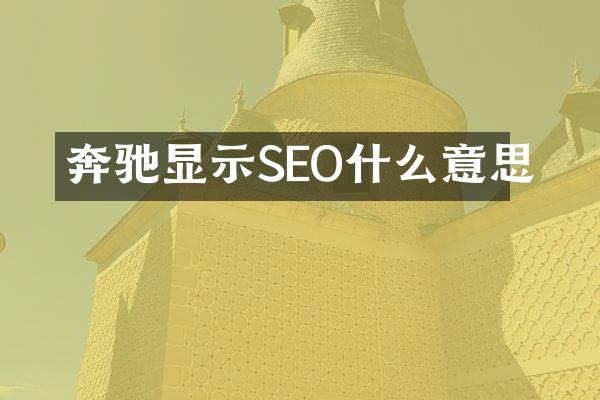 奔驰显示SEO什么意思