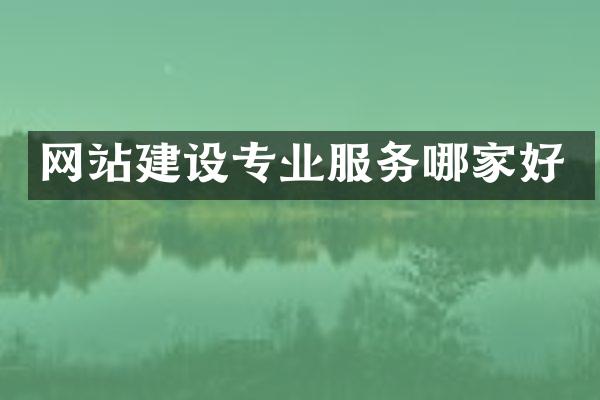 网站建设专业服务哪家好