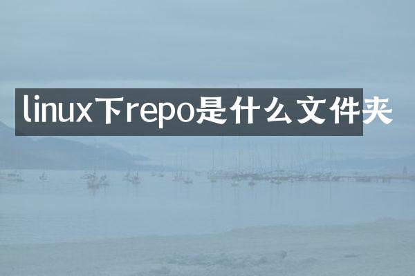 linux下repo是什么文件夹