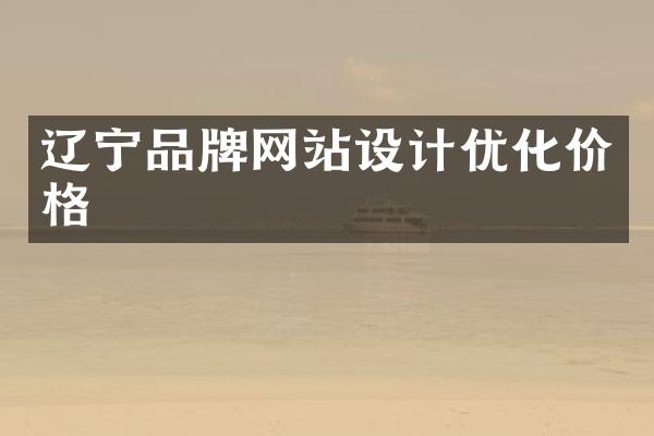辽宁品牌网站设计优化价格