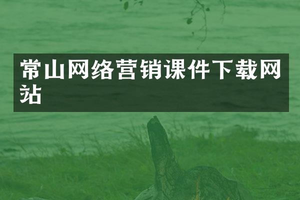 常山网络营销课件下载网站
