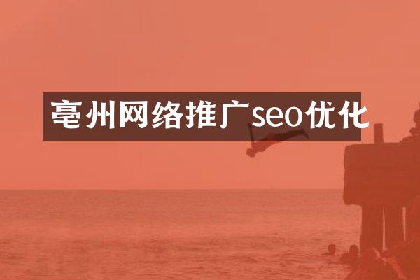亳州网络推广seo优化