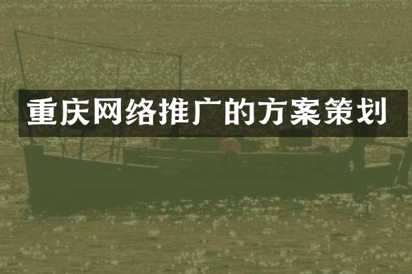 重庆网络推广的方案策划