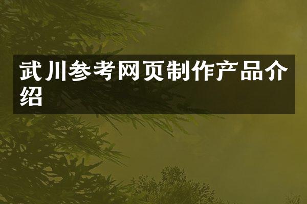 武川参考网页制作产品介绍