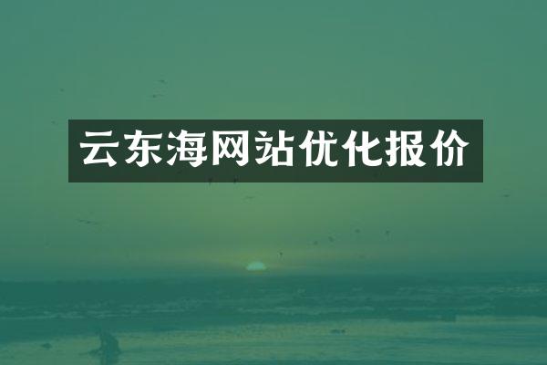 云东海网站优化报价