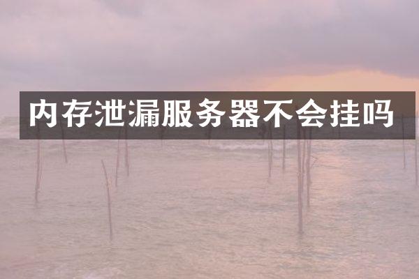 内存泄漏服务器不会挂吗