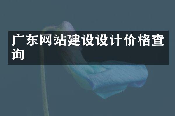 广东网站建设设计价格查询