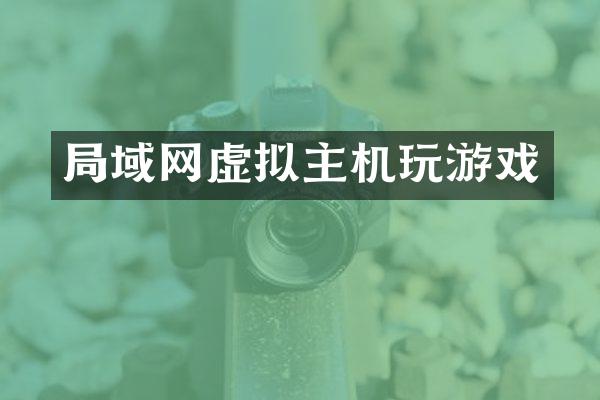 局域网虚拟主机玩游戏