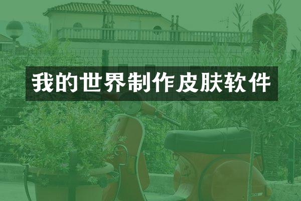 我的世界制作皮肤软件