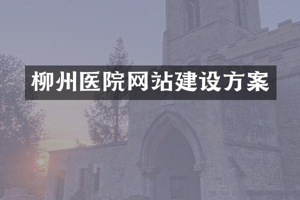 柳州医院网站建设方案