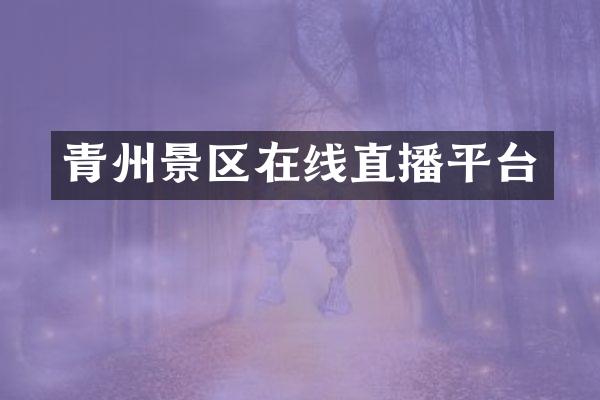 青州景区在线直播平台