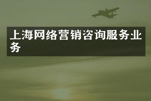 上海网络营销咨询服务业务