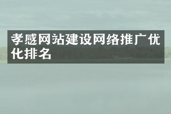 孝感网站建设网络推广优化排名