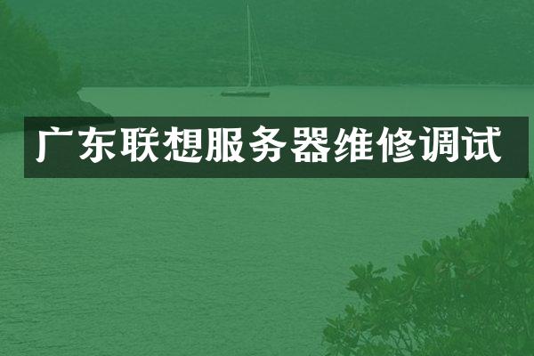 广东联想服务器维修调试