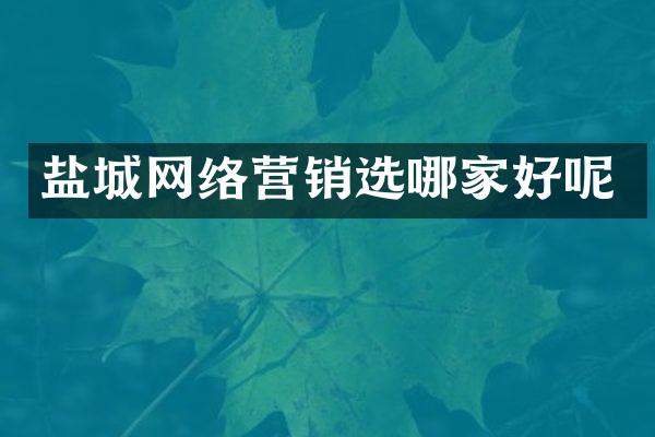 盐城网络营销选哪家好呢