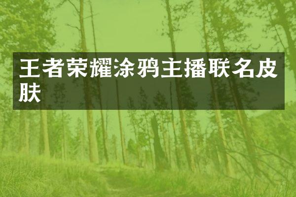 王者荣耀涂鸦主播联名皮肤