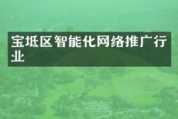 宝坻区智能化网络推广行业