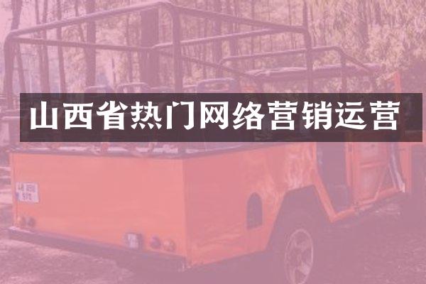 山西省热门网络营销运营