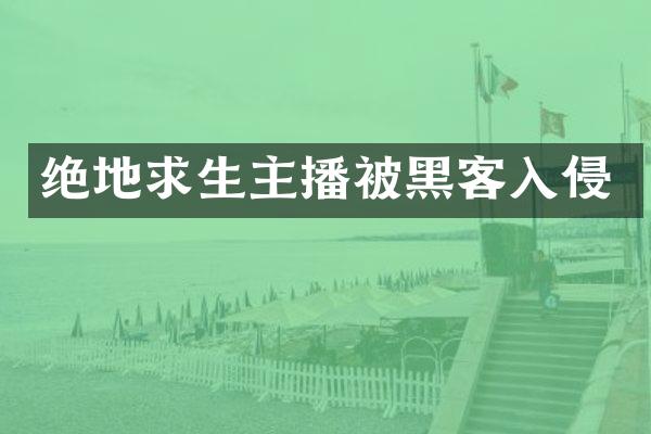 绝地求生主播被黑客入侵