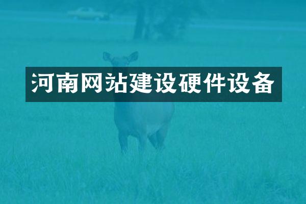 河南网站建设硬件设备